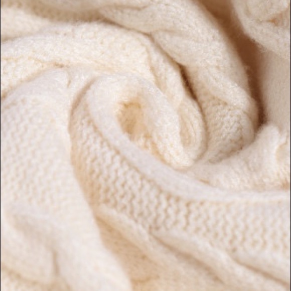 Beige High Neck Textured Bodycon Sweater Dress - Picture 11 of 14